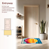 Lively Abstract Celestial Arrangement(Yellow)