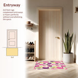 Rustic Yellow and Pink Bloom Style(White)