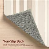 Ultra Soft Area Rug, Non Slip, Stain Resistant, Washable Area Rugs for Living Room, Bedroom, Stair Step Treads Boho Beige Covers with Unique Design(Beige)
