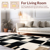 Artistic Black and Beige Symmetry(Black)