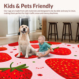 Lively Cheerful Splash Motif(Red)