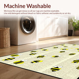 Ultra Soft Area Rug, Non Slip, Stain Resistant, Washable Area Rugs for Living Room, Bedroom, Elegant Ornate Decorative Theme(Beige)