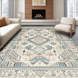Contemporary Sky Toned Symmetrical Design(Beige)