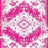 Ultra Soft Area Rug, Non Slip, Stain Resistant, Washable Area Rugs for Living Room, Bedroom, Serene Watercolor Floral Impression(White)