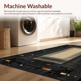 Ultra Soft Area Rug, Non Slip, Stain Resistant, Washable Area Rugs for Living Room, Bedroom, Luxurious Textured Faux Hide Element(Beige)