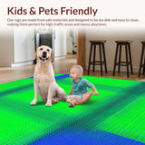 Contemporary Green Geometric Illusion(Green)