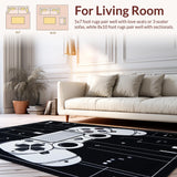 Edgy Monochrome Game Design(Black)