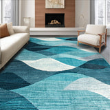 Artistic Fluid Brushstroke Visuals(Blue)