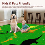 Bright Cheerful Dino Expedition Aesthetic(Green)