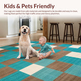 Elegant Earthy Geometric Tones(Blue)