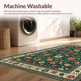 Lively Eclectic Green Floral Palette(Green)