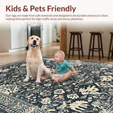 Elegant Ashen Patterned Weave(Black)