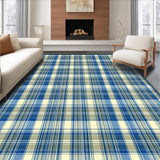 Eclectic Blue Striped Texture(Beige)