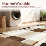 Contemporary Neutral Tartan Featuring Layered Beige and Taupe Plaid(Beige)