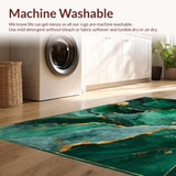 Elegant Marble Artistry Statement(Green)