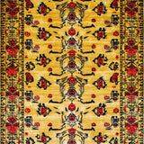 Ultra Soft Area Rug, Non Slip, Stain Resistant, Washable Area Rugs for Living Room, Bedroom, Ethnic Yellow Tiger Aesthetic(Beige)