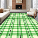 Chic Sage Green Geometric Design(Green)