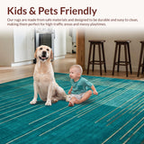 Dynamic Contemporary Linear Motif(Blue)