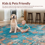 Elegant Tiled Patterned Design(Blue)