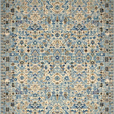 Art Deco Inspired Floral Composition(Blue)