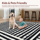 Chic Monochrome Checkerboard Design(Black)