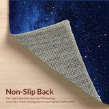 Ultra Soft Area Rug, Non Slip, Stain Resistant, Washable Area Rugs for Living Room, Bedroom, Ethereal Skyward Color Symphony(Blue)