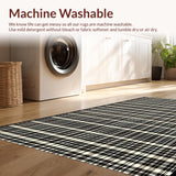 Elegant Black Beige Tiled Arrangement(Black)