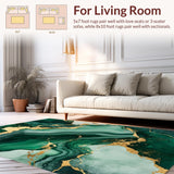 Chic Textured Marble Design Elements(Green)