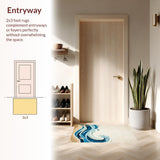 Lively Blue Tones with Shells(Beige)