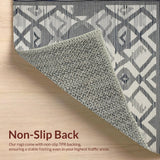 Chic High Low Trellis Design(Gray)