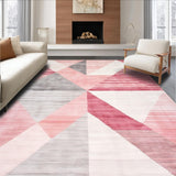 Chic Blush Geometric Fusion(Pink)