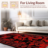 Bold Color Clash Dragon Design(Red)
