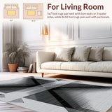 Chic Geometric Diamond Motif(Gray)