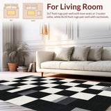 Classic Timeless Checkered Motif(Black)