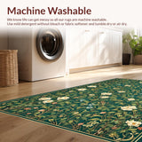 Luxurious Emerald Botanical Imagery(Green)