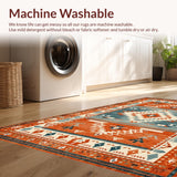 Stylish Southwestern with Warm Hues and Unique Textures(Red)