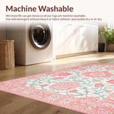 Vibrant Ogee Coral Motif(Pink)