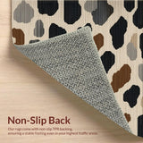 Ultra Soft Area Rug, Non Slip, Stain Resistant, Washable Area Rugs for Living Room, Bedroom, Unique Soft Toned Animal Aesthetic(Beige)