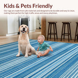 Contemporary High Traffic Comfort(Blue)