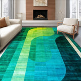 Contemporary Colorful Symmetrical Design(Green)