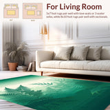 Tranquil Curved Design(Green)