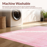 Chic Light Pink Geometric Motif(Pink)