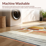 Ultra Soft Area Rug, Non Slip, Stain Resistant, Washable Area Rugs for Living Room, Bedroom, Stylish Chic Animal Motif(Brown)