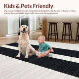 Modern Graphic Tiled Motif(Black)