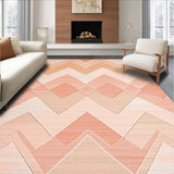 Ultra Soft Area Rug, Non Slip, Stain Resistant, Washable Area Rugs for Living Room, Bedroom, Vibrant Transitional Lattice Patterns(Pink)