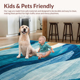 Fresh Nautical Flowing Lines(Blue)