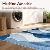 Artistic Contemporary Patterned Layering(Blue)
