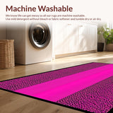 Ultra Soft Area Rug, Non Slip, Stain Resistant, Washable Area Rugs for Living Room, Bedroom, Colorful Cheetah Print Elegance(Pink)
