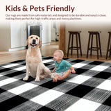 Elegant Farmhouse Striped Visual Appeal(Black)