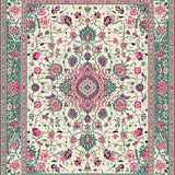 Whimsical Floral Motif Palette(Ivory)